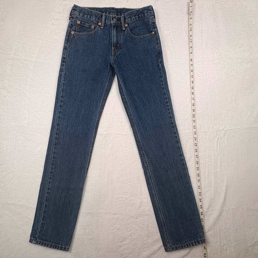 Levis 511 Slim Fit Dark Wash Indigo Denim Jeans Mens W28 L32 04511-5798